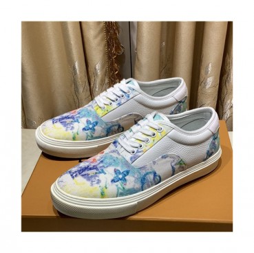 Louis Vuitton 2021 Men's Leather Sneakers - 루이비통 2021 남성용 레더 스니커즈,Size(240