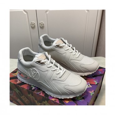 Louis Vuitton 2021 Men's Leather Sneakers - 루이비통 2021 남성용 레더 스니커즈,Size(240