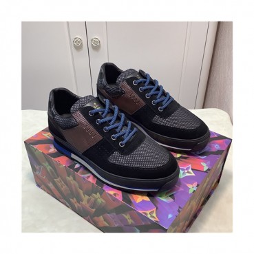 Louis Vuitton 2021 Men's Leather Sneakers - 루이비통 2021 남성용 레더 스니커즈,Size(240