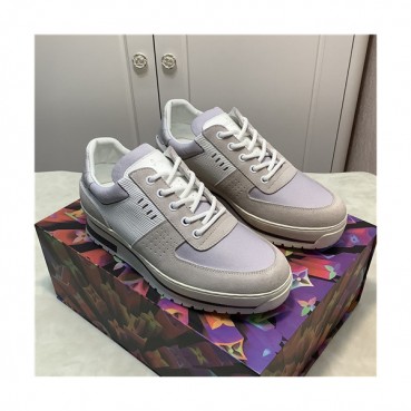 Louis Vuitton 2021 Men's Leather Sneakers - 루이비통 2021 남성용 레더 스니커즈,Size(240