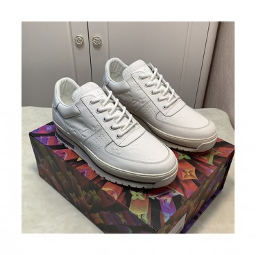 Louis Vuitton 2021 Men's Leather Sneakers - 루이비통 2021 남성용 레더 스니커즈,Size(240