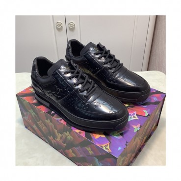 Louis Vuitton 2021 Men's Leather Sneakers - 루이비통 2021 남성용 레더 스니커즈,Size(240