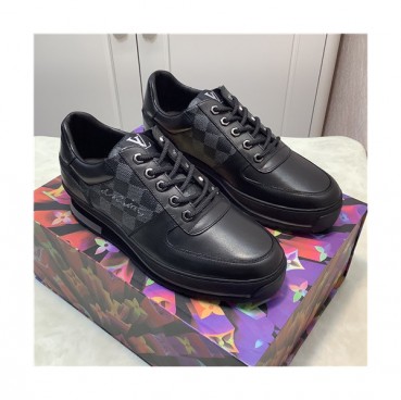 Louis Vuitton 2021 Men's Leather Sneakers - 루이비통 2021 남성용 레더 스니커즈,Size(240
