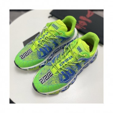 Versace 2021 Men's Leather Sneakers - 베르사체 2021 남성용 레더 스니커즈,Size(240