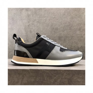 Hermes 2021 Men's Leather Sneakers - 에르메스 2021 남성용 레더 스니커즈,Size(240