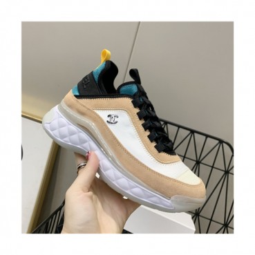 Chanel 2021 Women's Leather Sneakers - 샤넬 2021 여성용 레더 스니커즈,Size?(225
