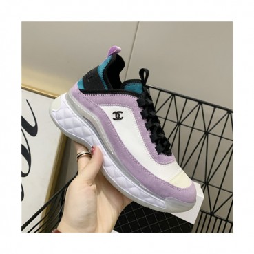 Chanel 2021 Women's Leather Sneakers - 샤넬 2021 여성용 레더 스니커즈,Size?(225