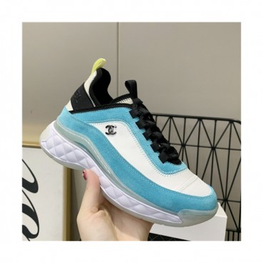 Chanel 2021 Women's Leather Sneakers - 샤넬 2021 여성용 레더 스니커즈,Size?(225