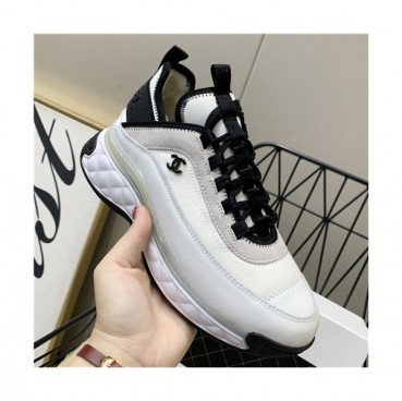 Chanel 2021 Women's Leather Sneakers - 샤넬 2021 여성용 레더 스니커즈,Size?(225