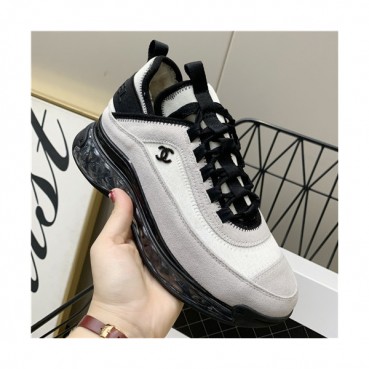 Chanel 2021 Women's Leather Sneakers - 샤넬 2021 여성용 레더 스니커즈,Size?(225