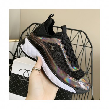 Chanel 2021 Women's Leather Sneakers - 샤넬 2021 여성용 레더 스니커즈,Size?(225