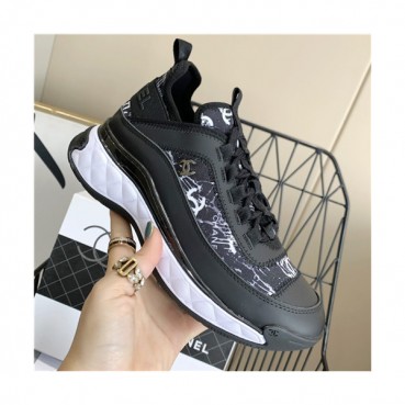 Chanel 2021 Women's Leather Sneakers - 샤넬 2021 여성용 레더 스니커즈,Size?(225