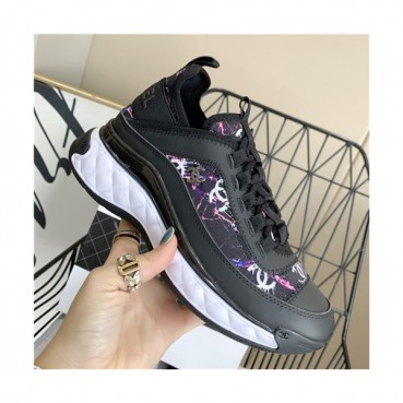 Chanel 2021 Women's Leather Sneakers - 샤넬 2021 여성용 레더 스니커즈,Size?(225