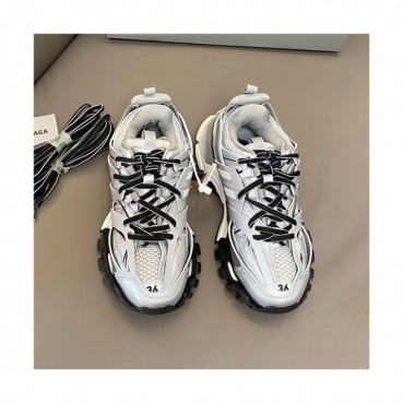 Balenciaga 2021 Women's Leather Sneakers - 발렌시아가 2021 여성용 레더 스니커즈,Size(225
