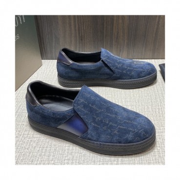 Berluti 2021 Men's Leather Sneakers - 벨루티 2021 남성용 레더 스니커즈,Size(240