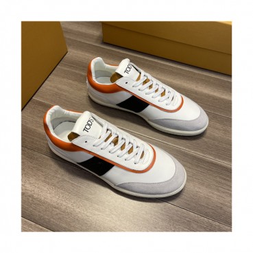 Tod's 2021 Men's Leather Sneakers - 토즈 2021 남성용 레더 스니커즈,Size(240