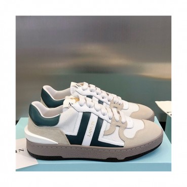 Lanvin 2021 Men's Leather Sneakers - 랑방 2021 남성용 레더 스니커즈,Size(240