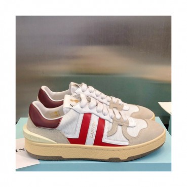 Lanvin 2021 Men's Leather Sneakers - 랑방 2021 남성용 레더 스니커즈,Size(240