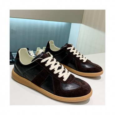 Maison Margiela 2021 Men's Leather Sneakers - 메종 마르지엘라 2021 남성용 레더 스니커즈,Size(240
