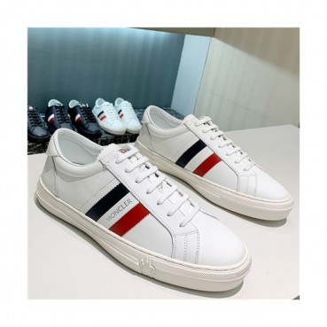 Moncler 2021 Men's Leather Sneaakers - 몽클레어 2021 남성용 레더 스니커즈,Size(240