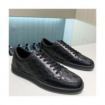 Louis Viutton 2021 Men's Leather Sneakers - 루이비통 2021 남성용 레더 스니커즈,Size(240