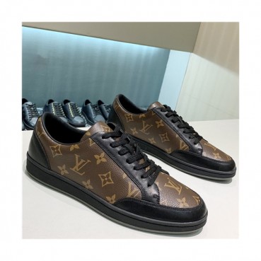Louis Viutton 2021 Men's Leather Sneakers - 루이비통 2021 남성용 레더 스니커즈,Size(240