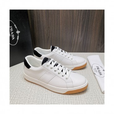 Prada 2021 Men's Leather Sneakers - 프라다 2021 남성용 레더 스니커즈,Size(240