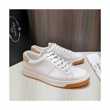 Prada 2021 Men's Leather Sneakers - 프라다 2021 남성용 레더 스니커즈,Size(240