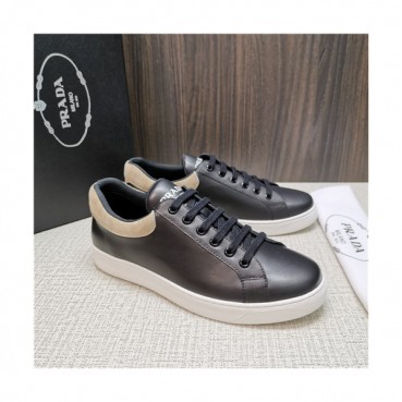 Prada 2021 Men's Leather Sneakers - 프라다 2021 남성용 레더 스니커즈,Size(240