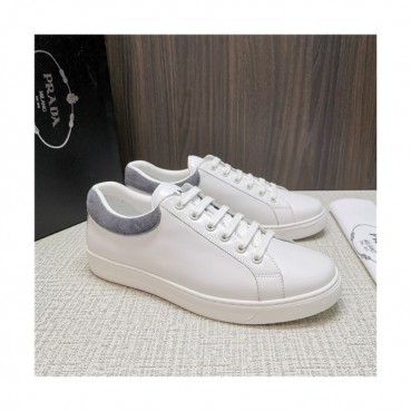Prada 2021 Men's Leather Sneakers - 프라다 2021 남성용 레더 스니커즈,Size(240