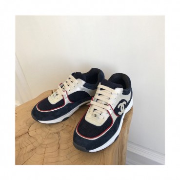 Chanel 2021 Women's Leather Sneakers - 샤넬 2021 여성용 레더 스니커즈,Size(225