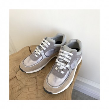 Chanel 2021 Women's Leather Sneakers - 샤넬 2021 여성용 레더 스니커즈,Size(225