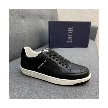 Dior 2021 Men's Leather Sneakers - 디올 2021 남성용 레더 스니커즈,Size(240