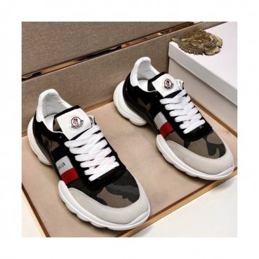 Moncler 2021 Men's Leather Sneakers - 몽클레어 2021 남성용 레더 스니커즈,Size(240
