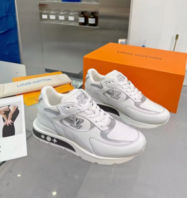 Louis Vuitton 2021 Men's Leather Sneakers - 루이비통 2021 남성용 레더 스니커즈,Size(240