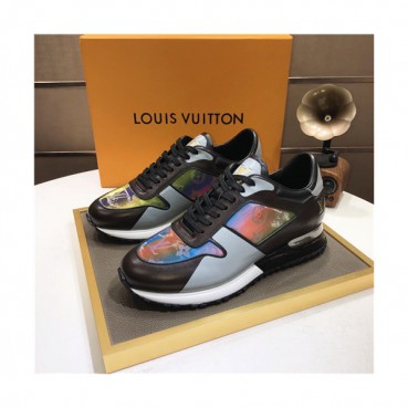 Louis Vuitton 2021 Men's Leather Sneakers - 루이비통 2021 남성용 레더 스니커즈,Size(240