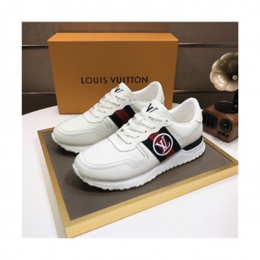 Louis Vuitton 2021 Men's Leather Sneakers - 루이비통 2021 남성용 레더 스니커즈,Size(240