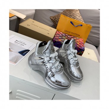 Louis Vuitton 2020 Women's Leather Sneakers - 루이비통 2020 여성용 레더 스니커즈,Size(225
