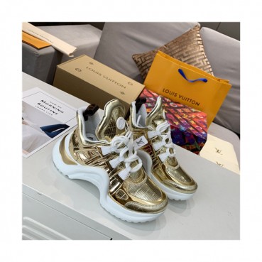 Louis Vuitton 2020 Women's Leather Sneakers - 루이비통 2020 여성용 레더 스니커즈,Size(225