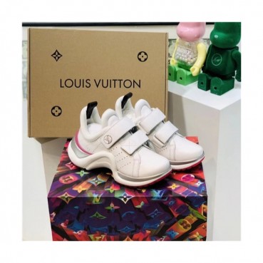 Louis Vuitton 2020 Women's Leather Sneakers - 루이비통 2020 여성용 레더 스니커즈,Size(225
