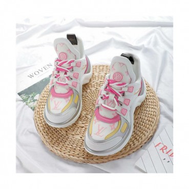 Louis Vuitton 2020 Women's Leather Sneakers - 루이비통 2020 여성용 레더 스니커즈,Size(225