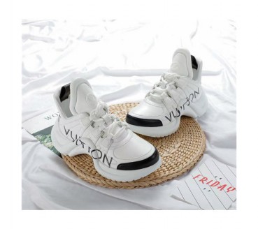Louis Vuitton 2020 Women's Leather Sneakers - 루이비통 2020 여성용 레더 스니커즈,Size(225