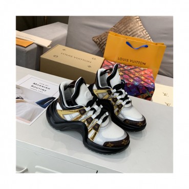 Louis Vuitton 2020 Women's Leather Sneakers - 루이비통 2020 여성용 레더 스니커즈,Size(225