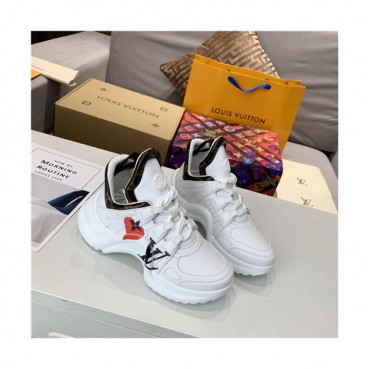 Louis Vuitton 2020 Women's Leather Sneakers - 루이비통 2020 여성용 레더 스니커즈,Size(225