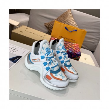 Louis Vuitton 2020 Women's Leather Sneakers - 루이비통 2020 여성용 레더 스니커즈,Size(225