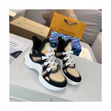 Louis Vuitton 2020 Women's Leather Sneakers - 루이비통 2020 여성용 레더 스니커즈,Size(225