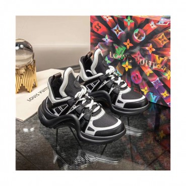 Louis Vuitton 2020 Women's Leather Sneakers - 루이비통 2020 여성용 레더 스니커즈,Size(225
