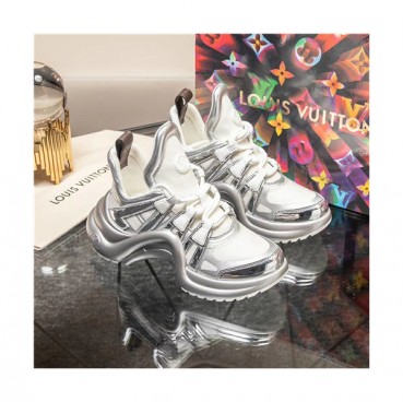 Louis Vuitton 2020 Women's Leather Sneakers - 루이비통 2020 여성용 레더 스니커즈,Size(225