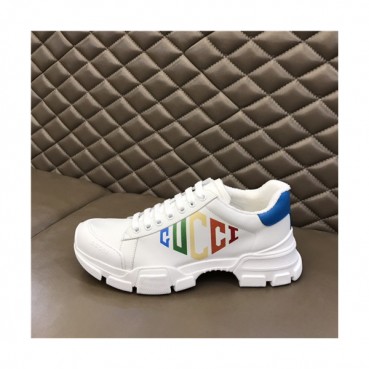Gucci 2020 Men's Leather Sneakers - 구찌 2021 남성용 레더 스니커즈,Size(240