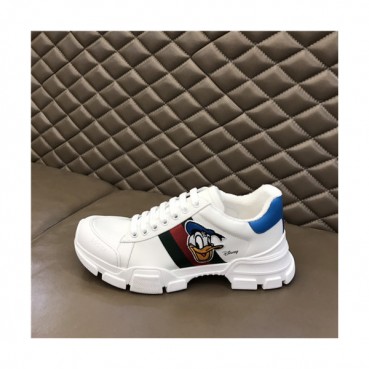 Gucci 2020 Men's Leather Sneakers - 구찌 2021 남성용 레더 스니커즈,Size(240